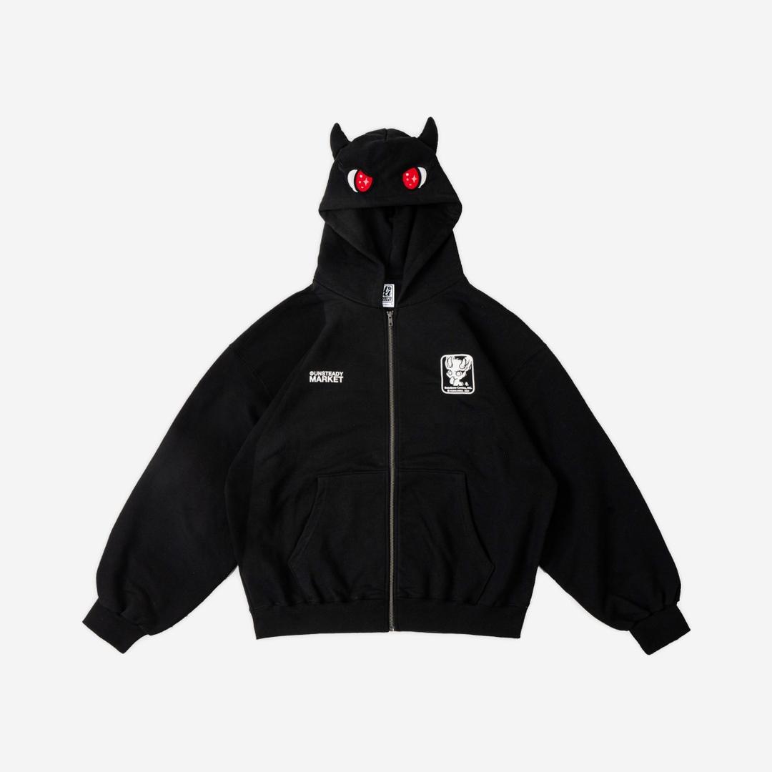 [예약 배송] Unsteady Market YERIN x USM Beaubeau Zip-Up Hoodie