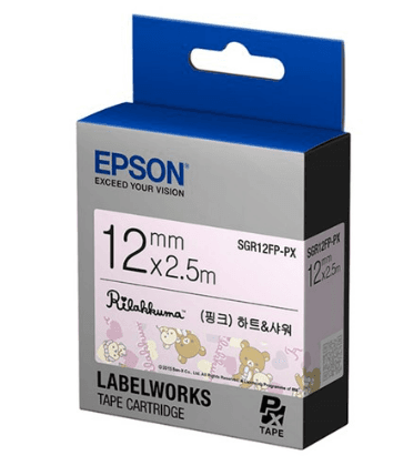 엡손 리락쿠마 라벨카트리지 SGR12FP, 핑크, 1개 - 라벨카트리지/테이프 | 쿠팡