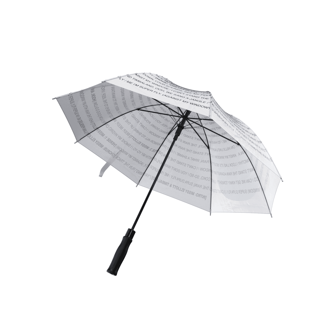 Color-Changing Lyrics Umbrella