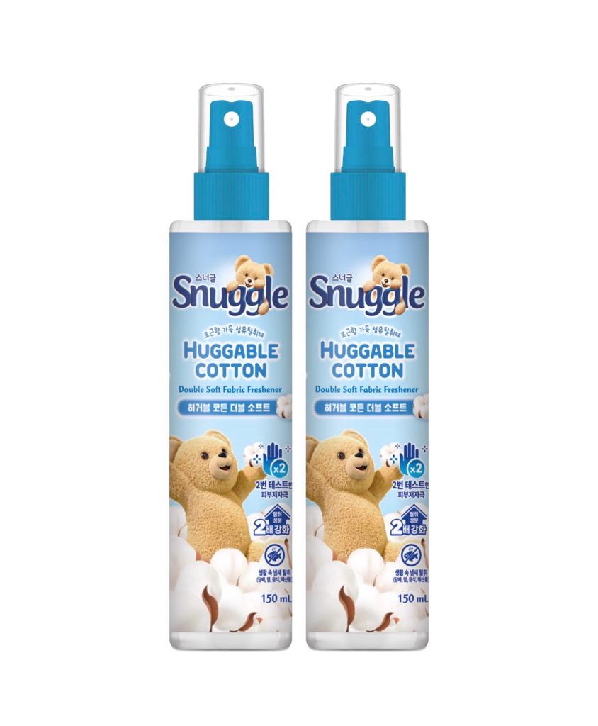 스너글 허거블 코튼 더블 소프트 섬유탈취제 본품, 150ml, 2개