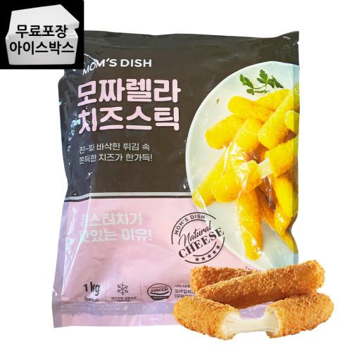 [제이케이푸드] 맘스 DISH 모짜렐라 치즈스틱 1kg 맘스터치 모짜렐라 치즈스틱