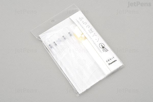 Kuretake Karappo Empty Felt Tip Pen with Wick - Fine - Pack of 5