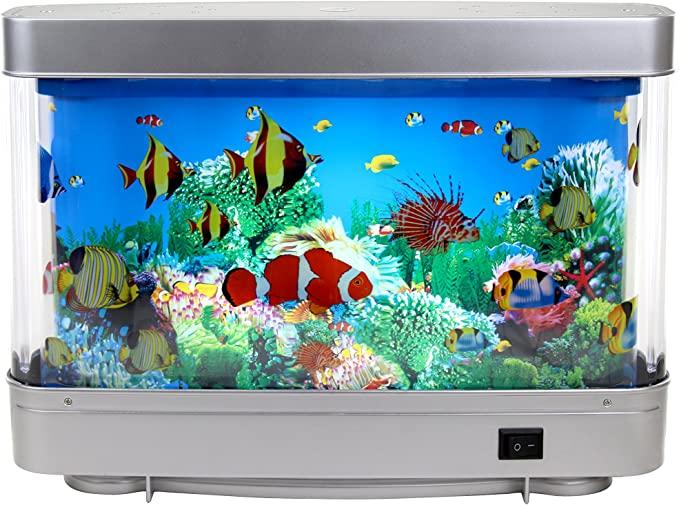 Lightahead Artificial Tropical Fish Decorative Sensory Aquarium Lamp Virtual Ocean in Motion (Marine Life A)