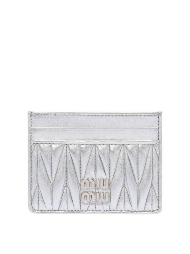 미우미우 마틀라세 나파 가죽 카드홀더 5MC0762FPP