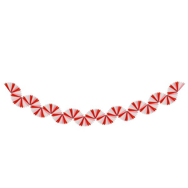 [메리메리]Candy Cane Stripe Honeycomb Garland-ME270139