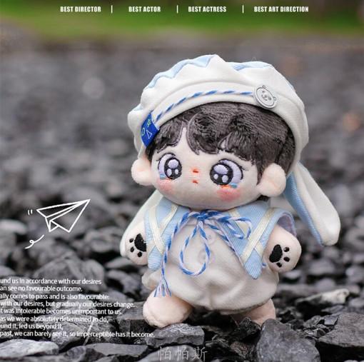 10cm 오리지널 마린룩 바다 밀크 캔디 솜인형 아이돌 무속성인형 의상 옷