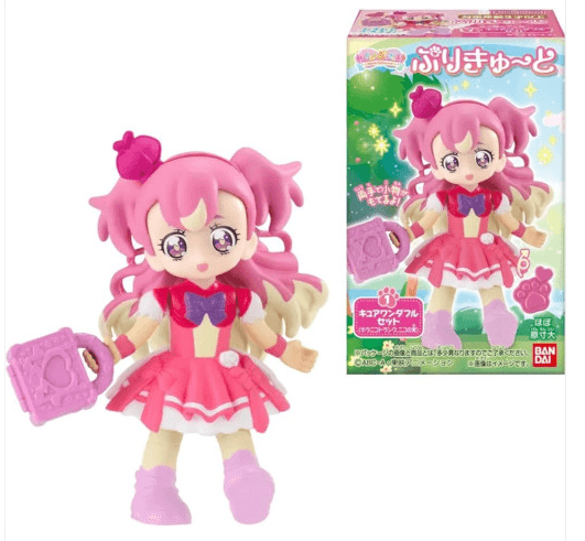 반다이 원더풀 프리큐어 변형 피규어 10조각 츄잉껌 세트