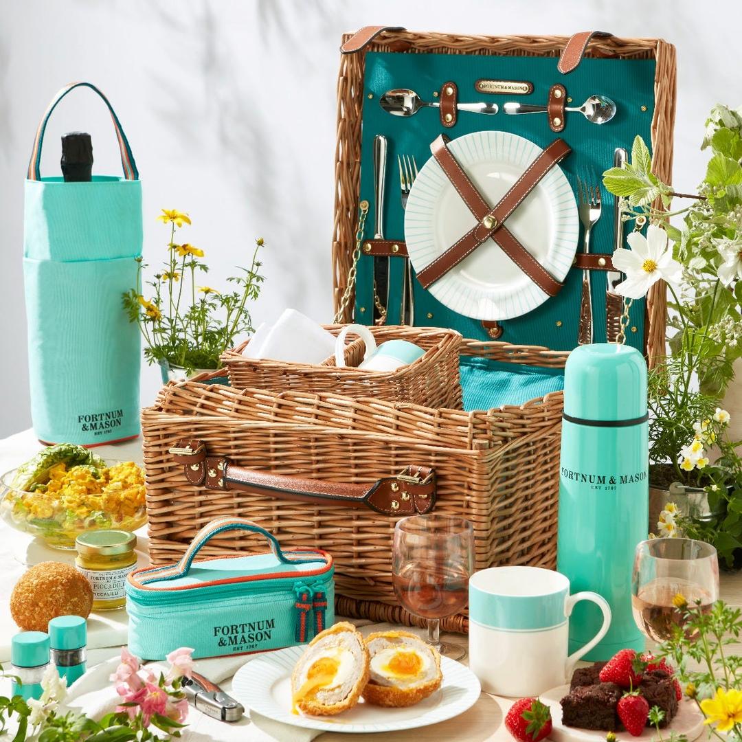 Fortnum’s Stripe Picnic Hamper for Two