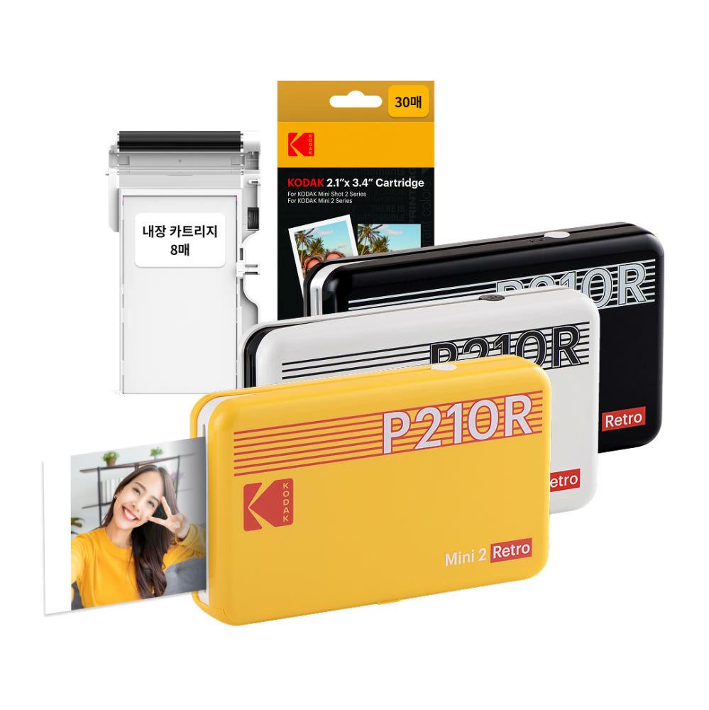코닥 미니 2 레트로 포토프린터 사진인화기+카트리지 38매 번들