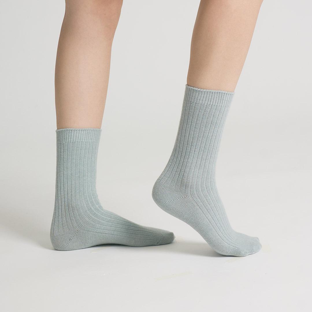 [WOMAN] 울 립 크루삭스 혼합 5 PACK