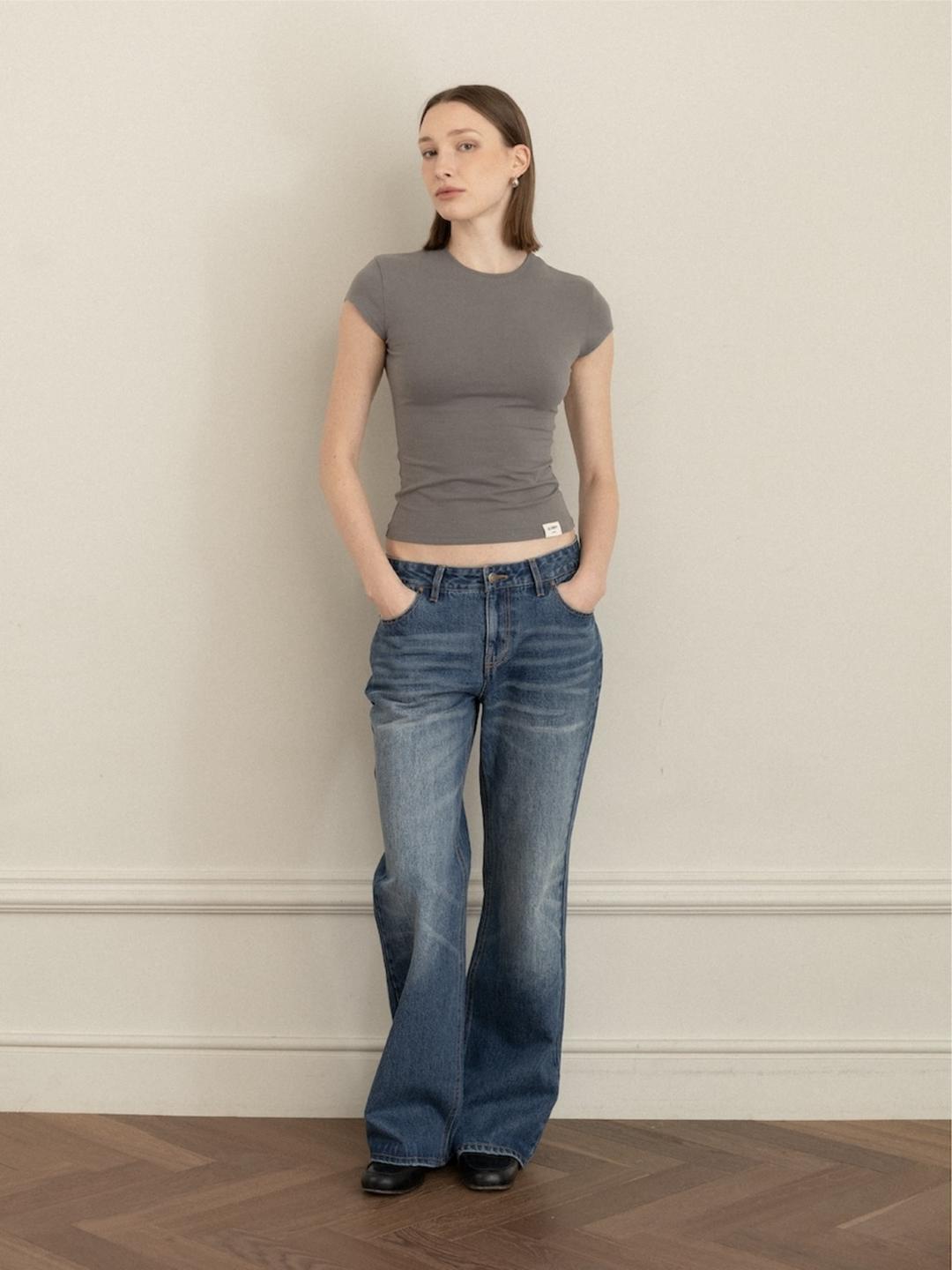 THE RODEO JEANS (MID BLUE)