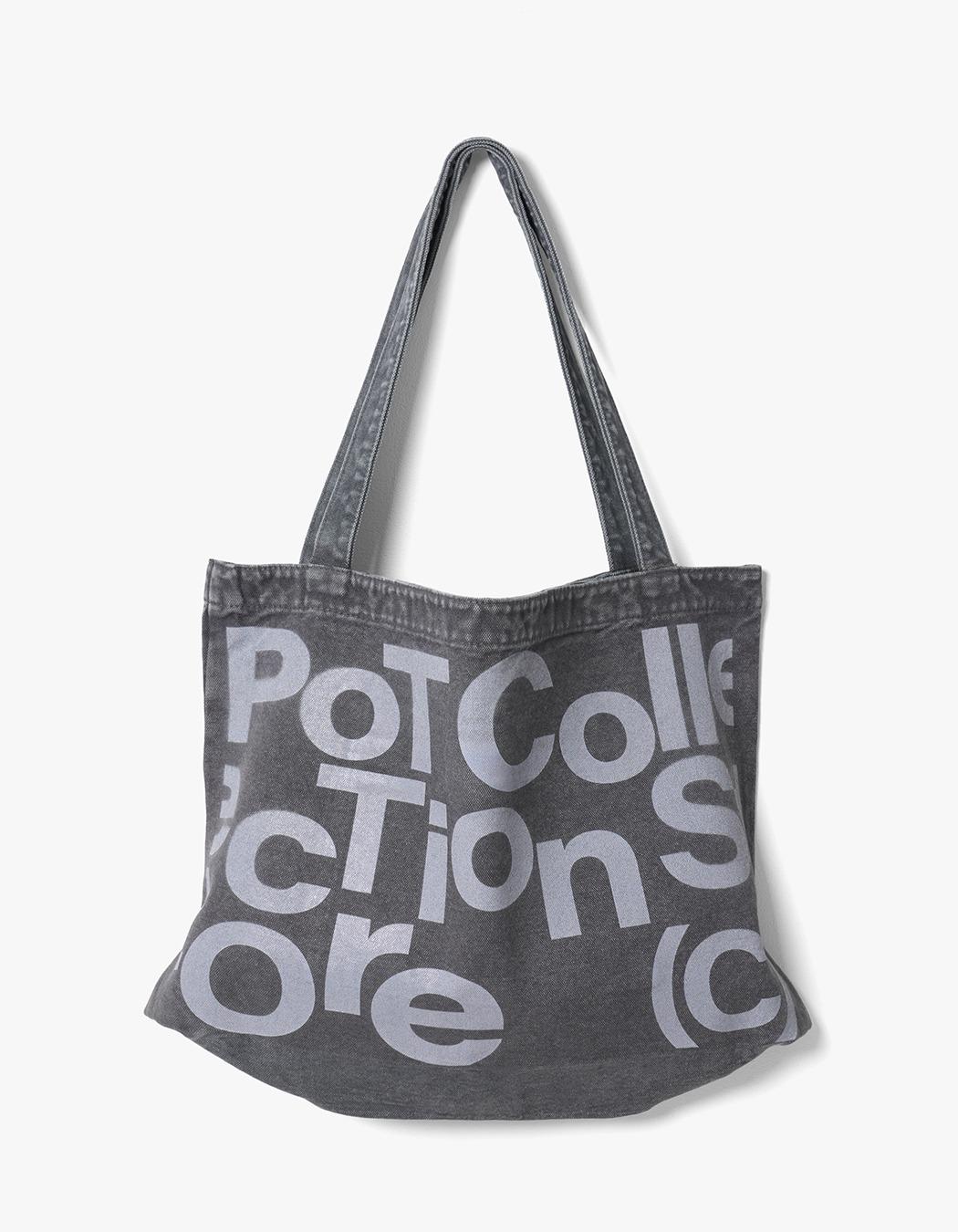 Lettering Collector Bag - Charcoal