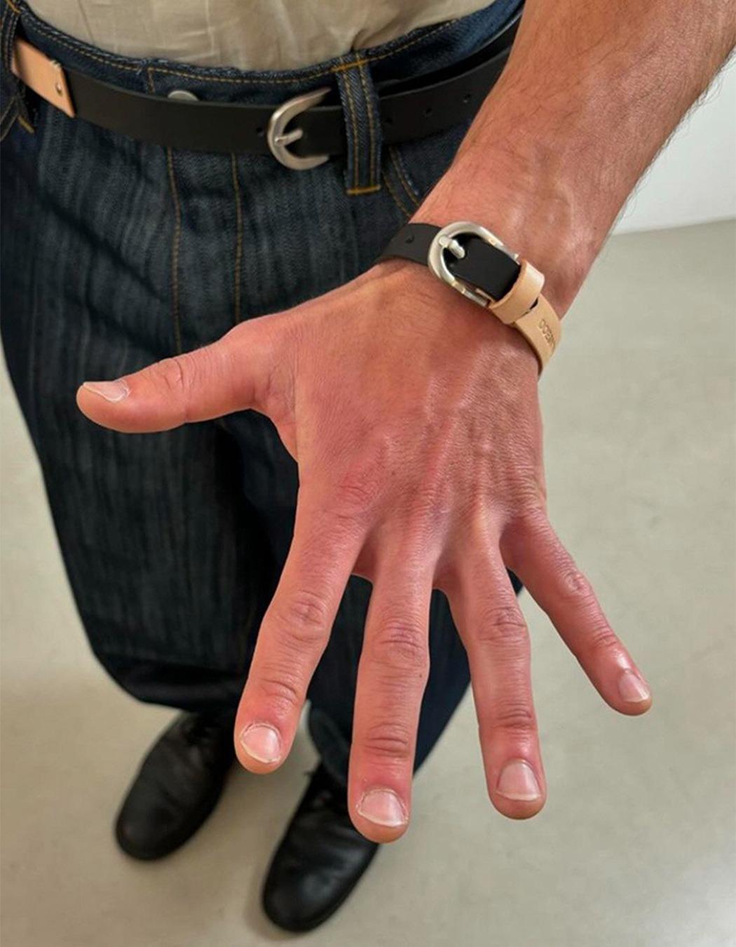 Half Leather Bracelet - Multi