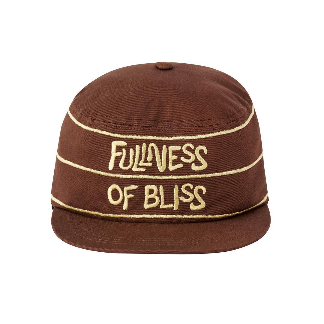 Hoops pillbox cap BROWN/BUTTER