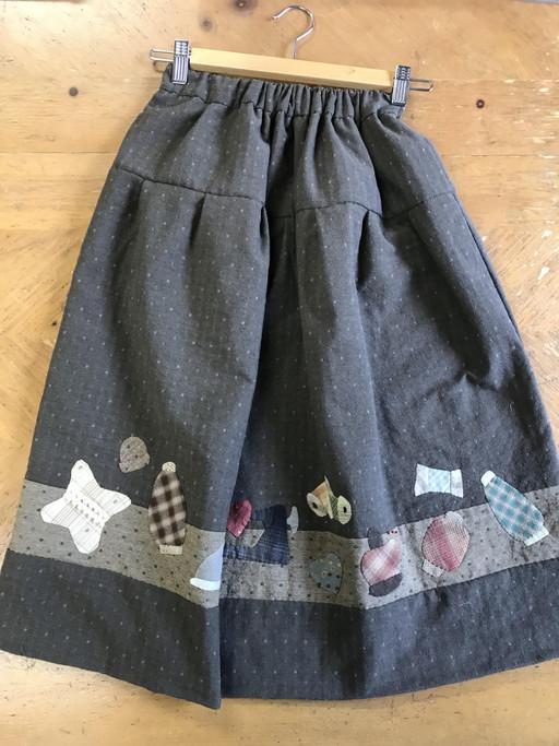 진브라운 바느질도구 스커트