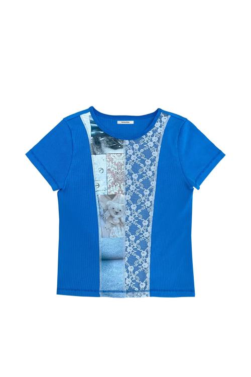 PANEL T-SHIRT (BLUE)