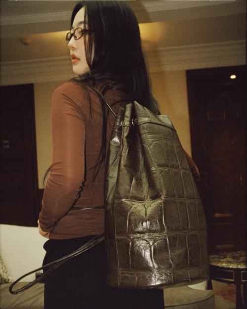 보이저 백팩 브라운