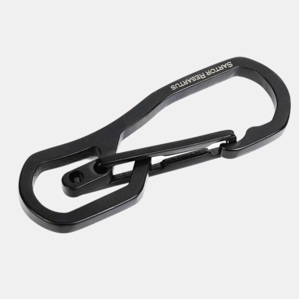 사르토르 블랙 코티드 스테인레스 카라비너