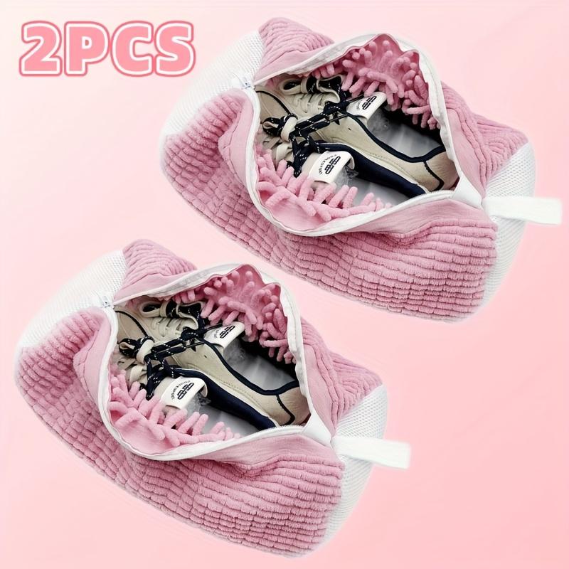 2팩 재사용 가능한 세탁기 신발 세척 가방 찢어짐 방지 고급 폴리에스터 세탁망 청소 및 건조기용 밝은 노랑색 - Temu Republic of Korea