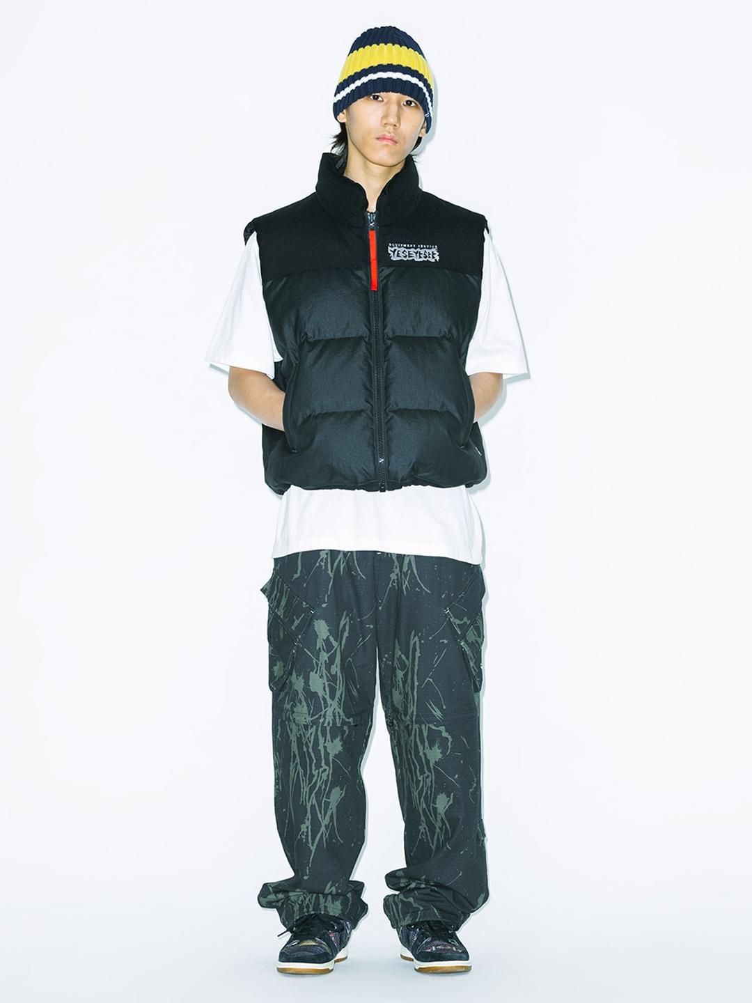 Zipper Knee Multi Pocket Pants - Dark Grey