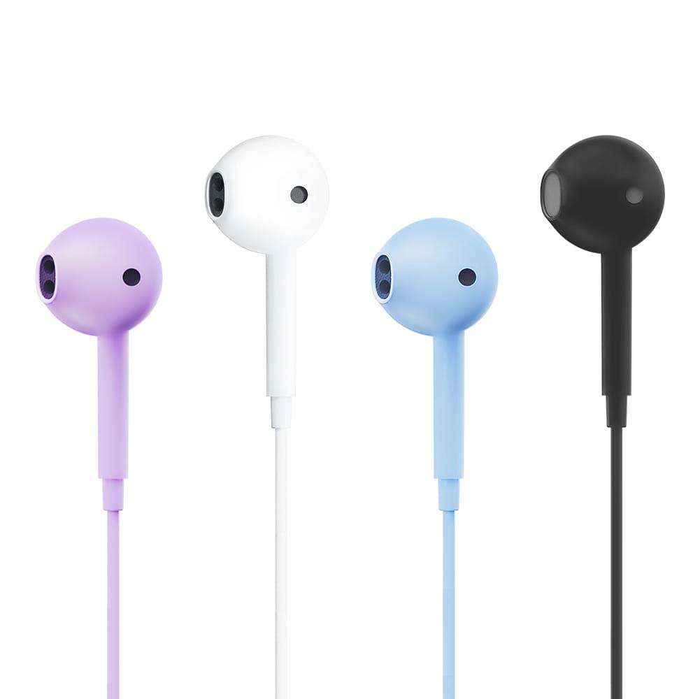 에이투 EF3 고음질 C타입 오픈형 유선이어폰 마이크 인강 패션 줄 이어폰 스마트폰 노트북 호환