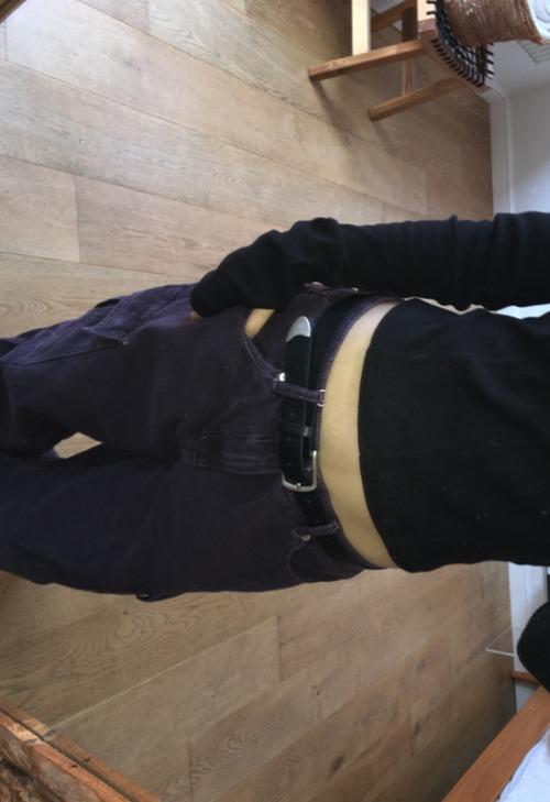 Aging Purple Cargo Pants