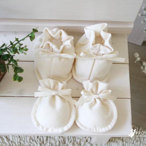 오가닉 엔젤 손발싸개 만들기 태교바느질 DIY(사계절용)