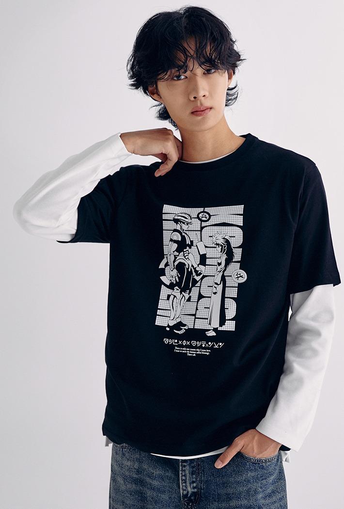 [2/6 순차출고][헌터X헌터] 반팔 티셔츠(MULTI)_SPRLG11U03