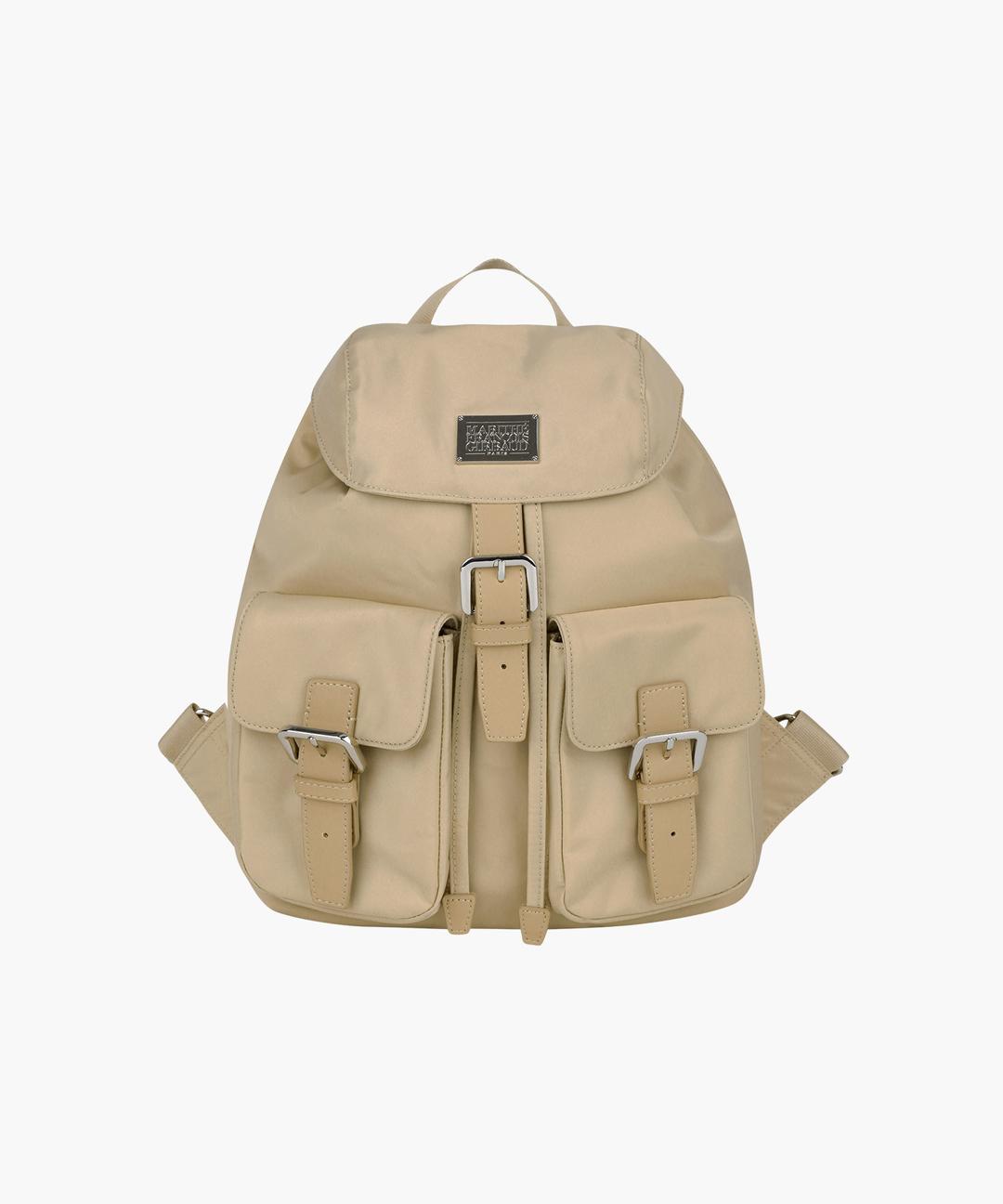 CLASSIC LOGO SMALL BACKPACK beige