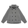 [12/8일 이후 배송] HOODED DOUBLE HALF COAT GREY
