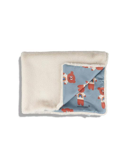 Dumb Bear Fur Blanket Beige Fur