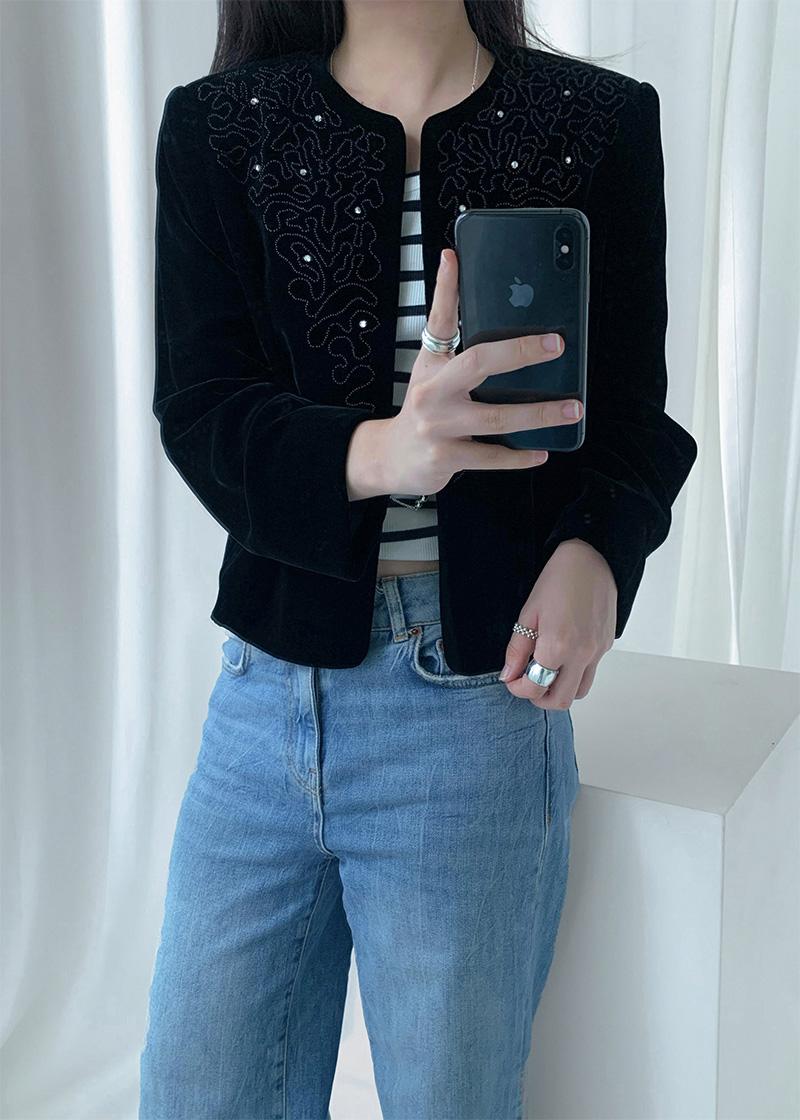 [vintage] Velvet Starlet Jacket