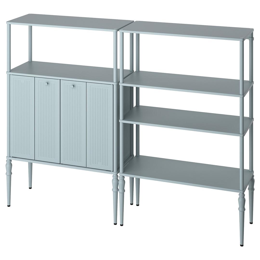 SÅGMÄSTARE 소그메스타레 수납콤비네이션 164x35x128 cm