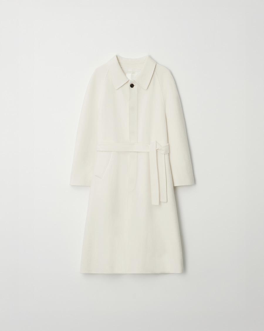 [2ND]Snowy cashmere long coat