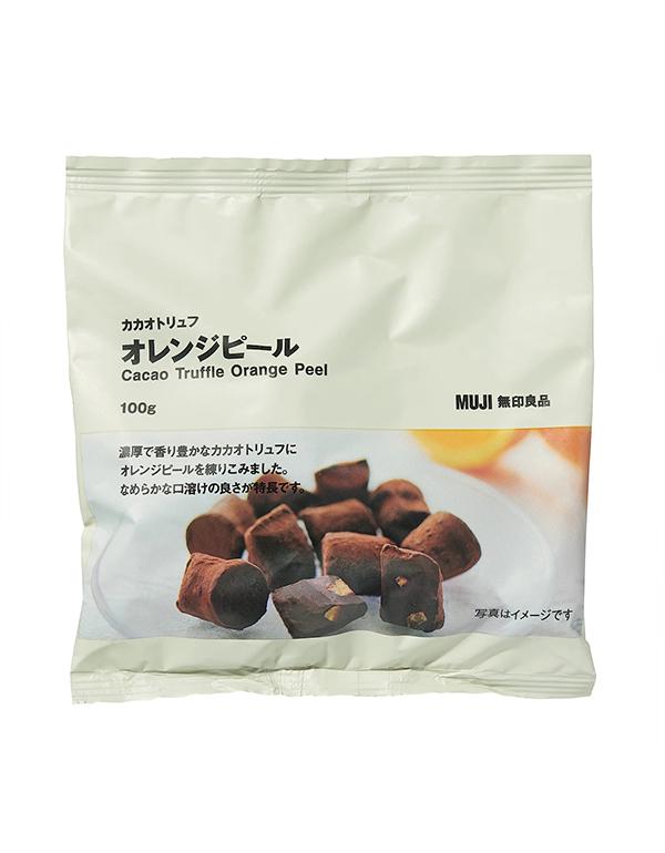 무인양품 카카오 트러플 오렌지 필 100g