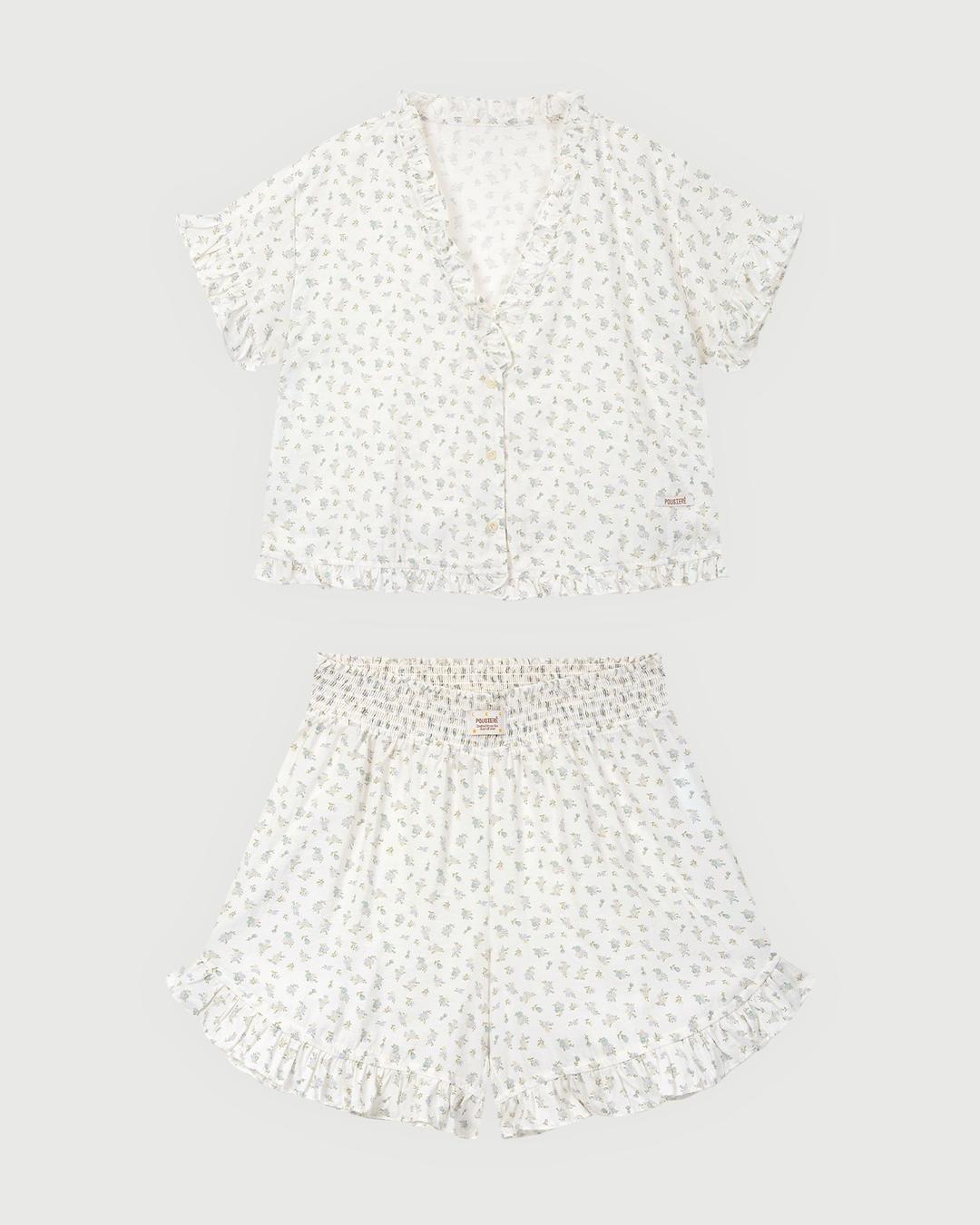 NEA TOP & COMFY PANTS SET #WHITE